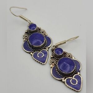 Tibetan Silver Earrings